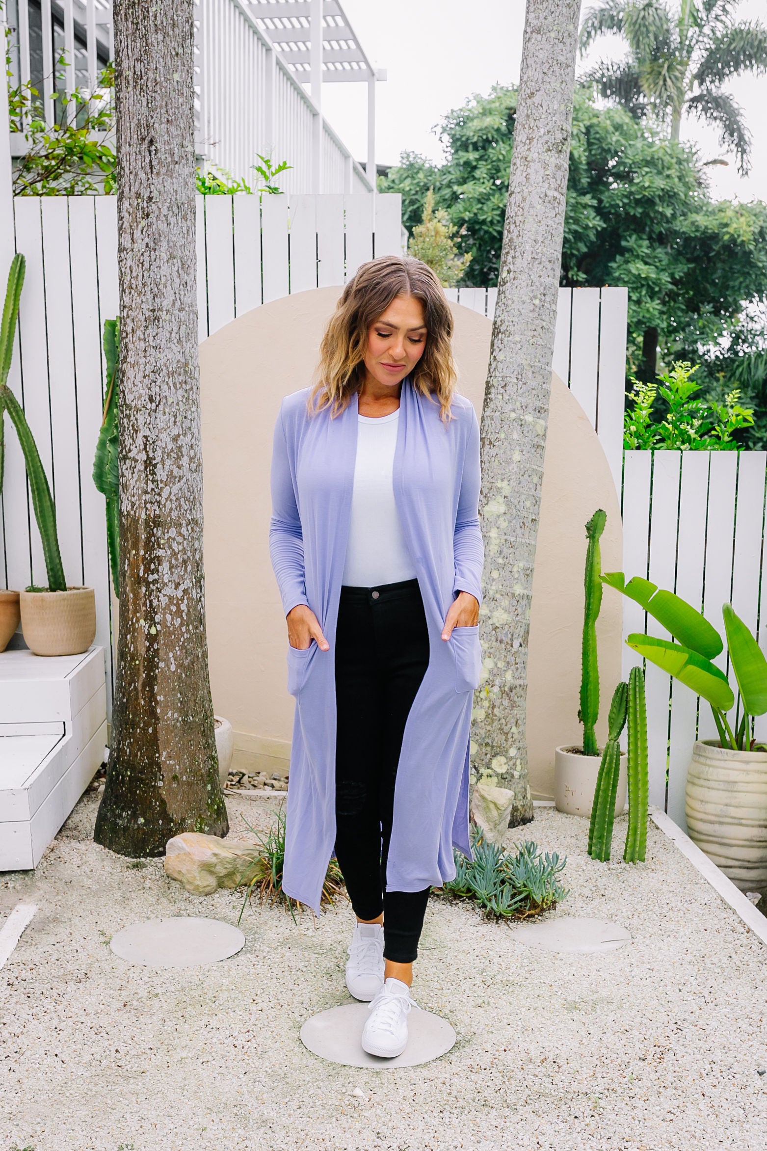 Jane Cardigan in Lavender