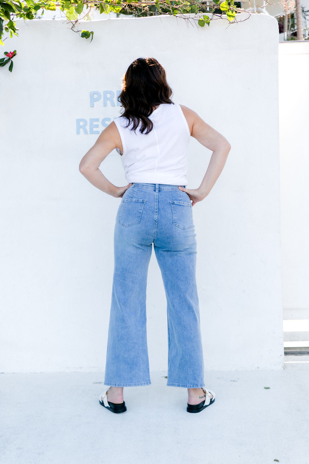 Hannah Bootleg Flare Denim Jeans