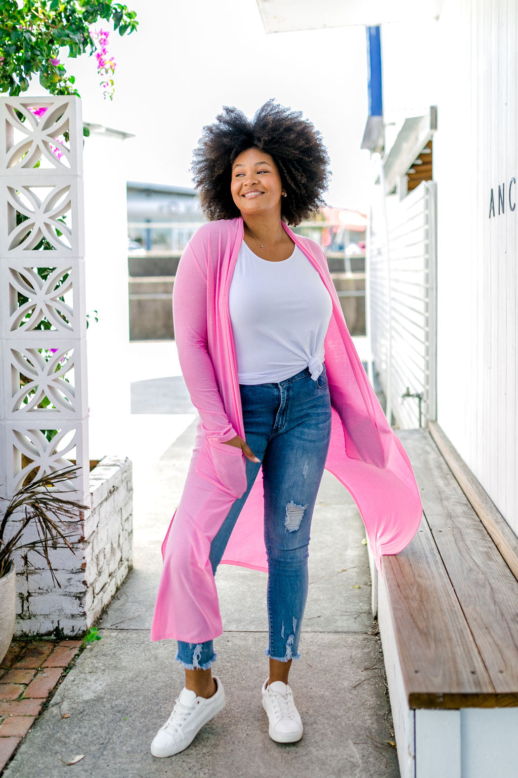 Jane Cardigan in Pink