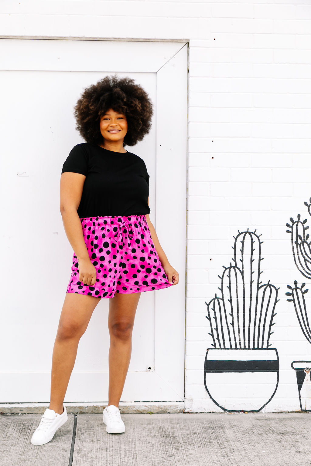 Maya Shorts in Kasey Rainbow Charlie Print