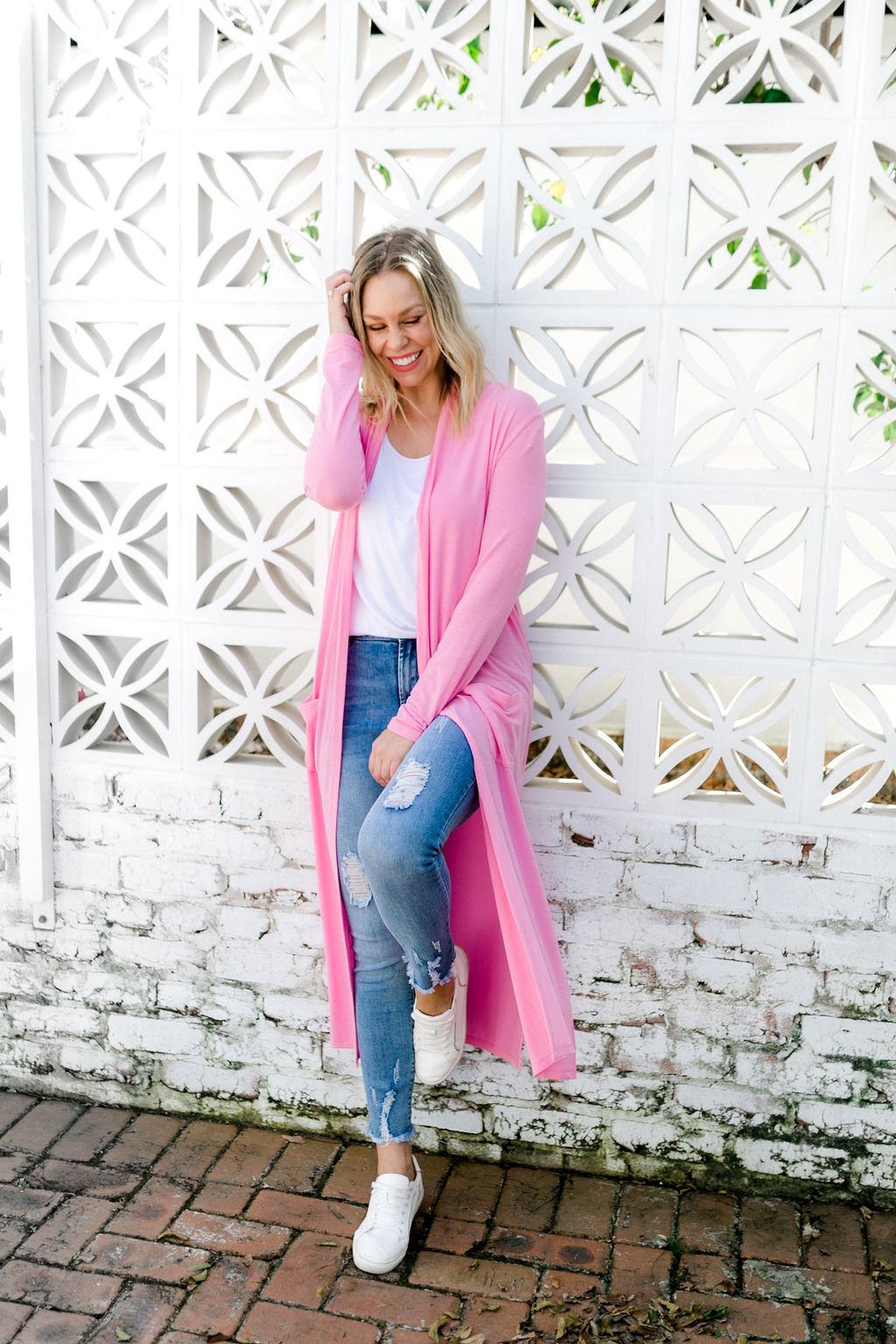 Jane Cardigan in Pink