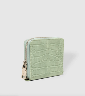 Lola Zip Wallet in Cool Mint - Women | Burberry® Official