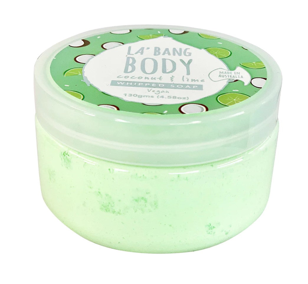 Coconut & Lime Whipped Body Soap by La'Bang Body