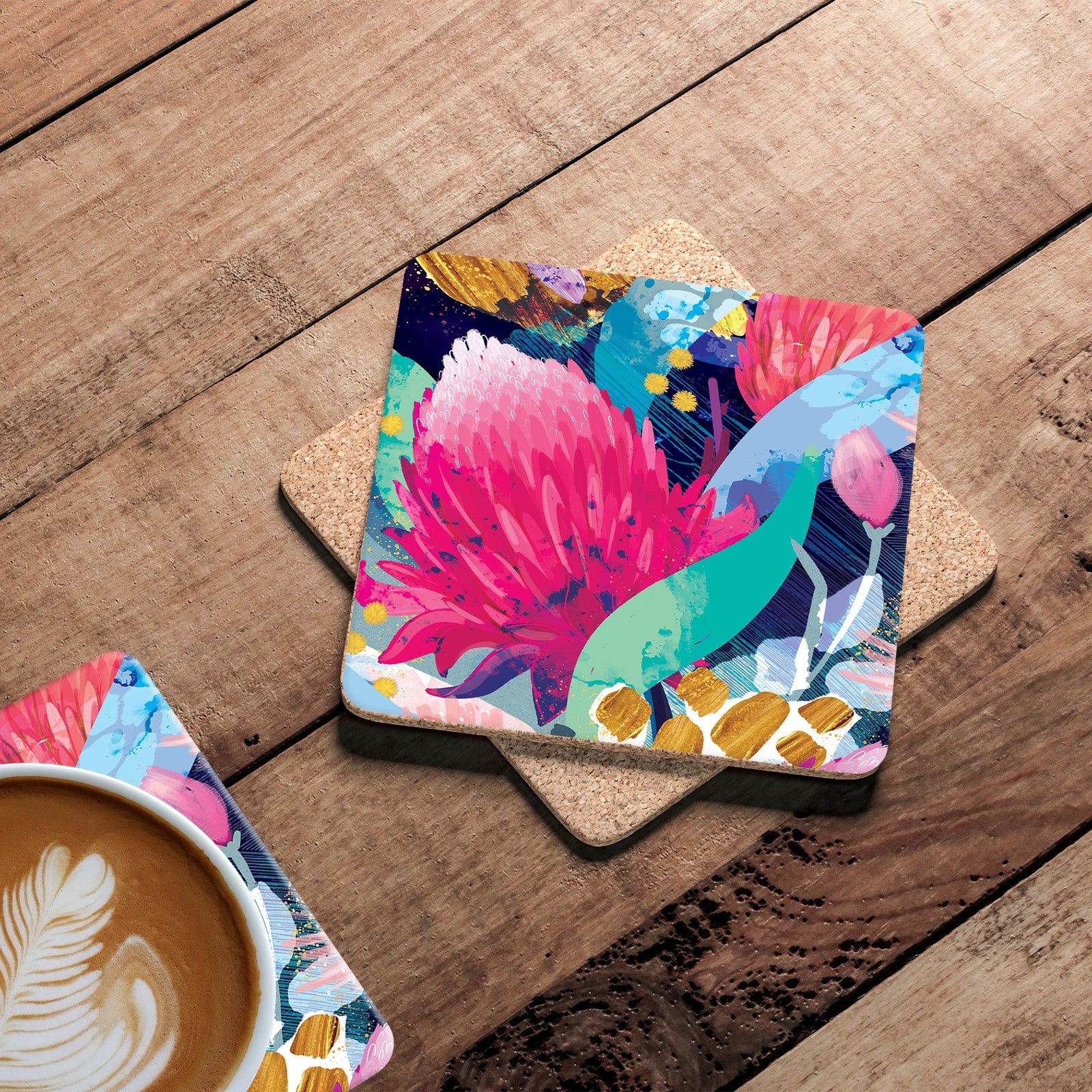 Australian Dream Drink Coaster Set 4 by Diesel & Dutch