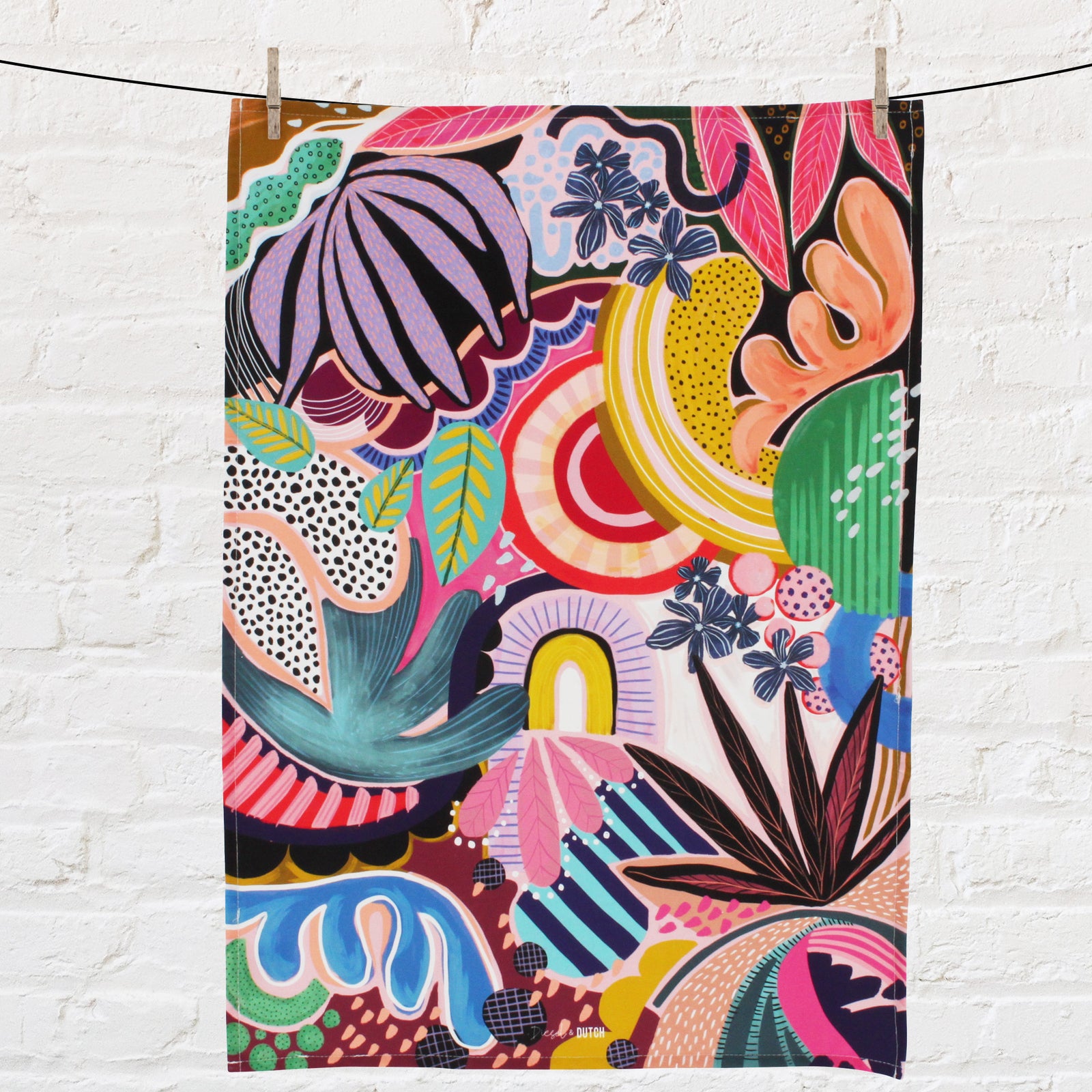 Pandemonium Tea Towel by Diesel & Dutch